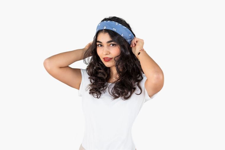 Bandana als Stirnband Bandana als Stirnband